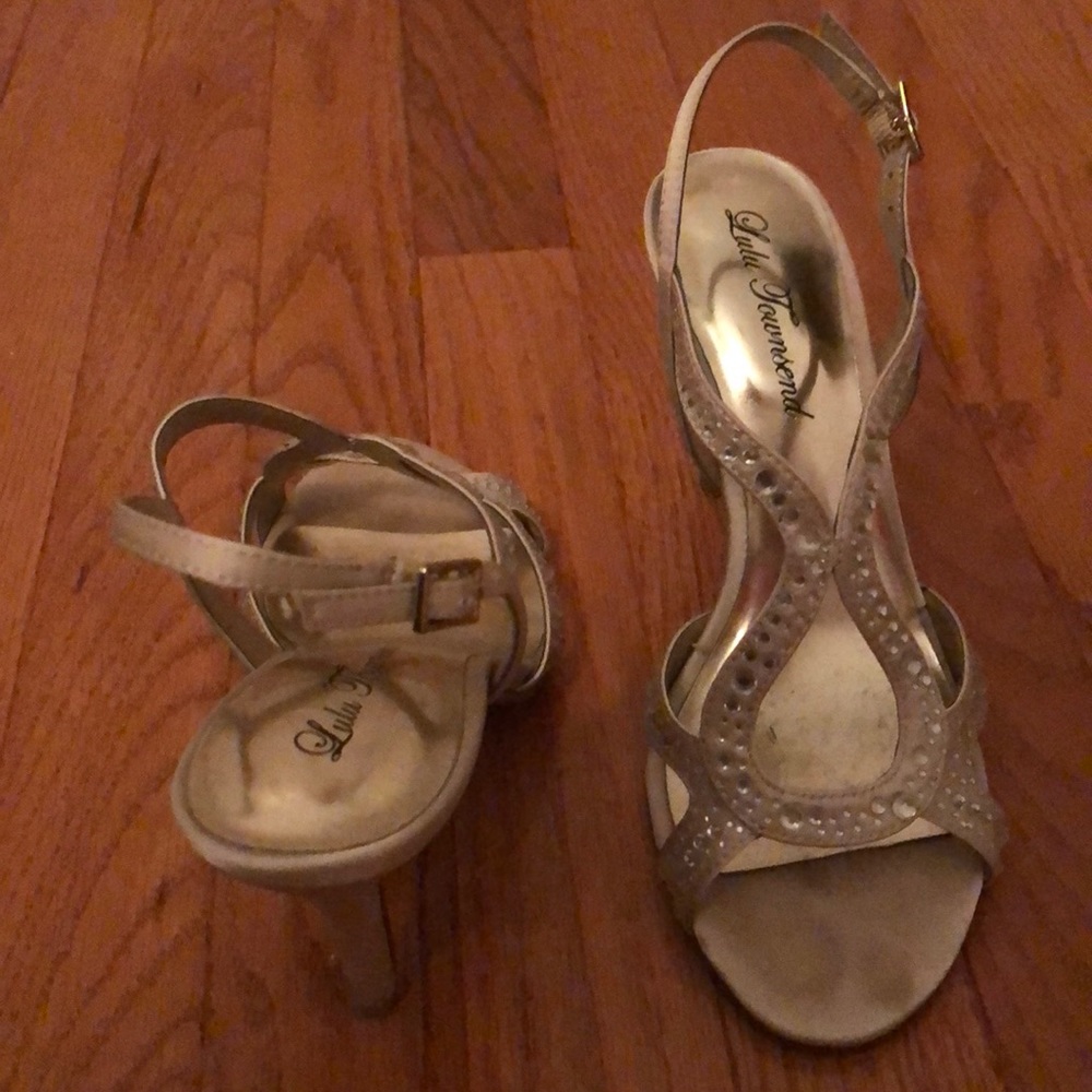 Cream colored heels